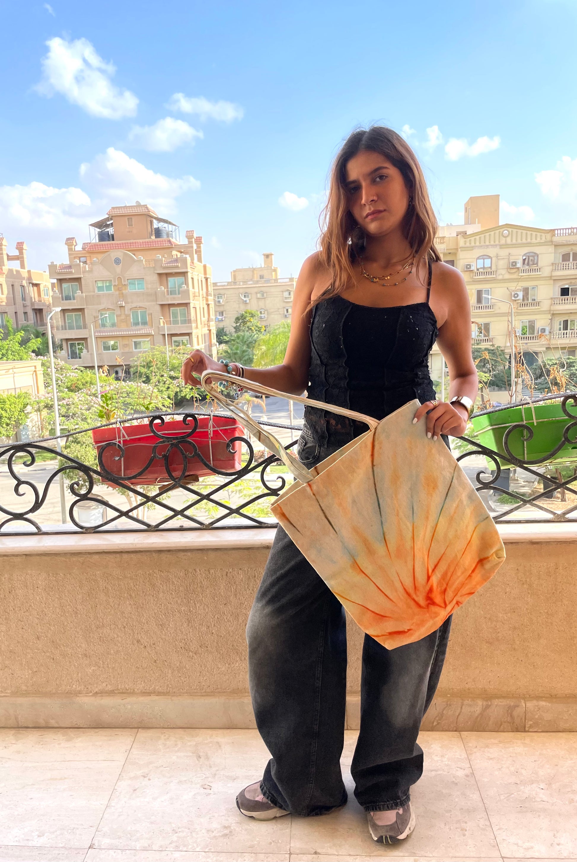 Bright Bloom tote bag