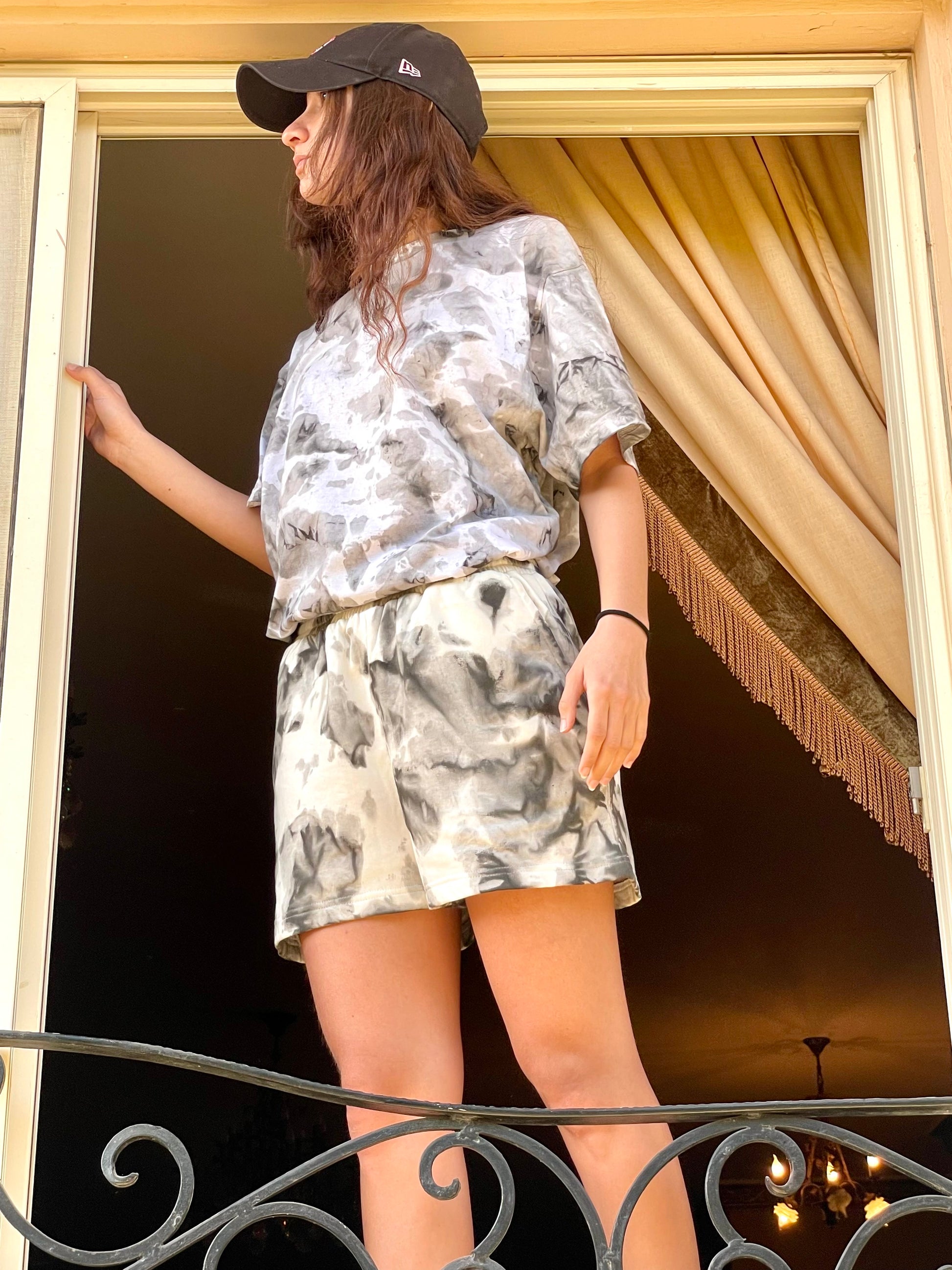 Sweat Short - Black/White