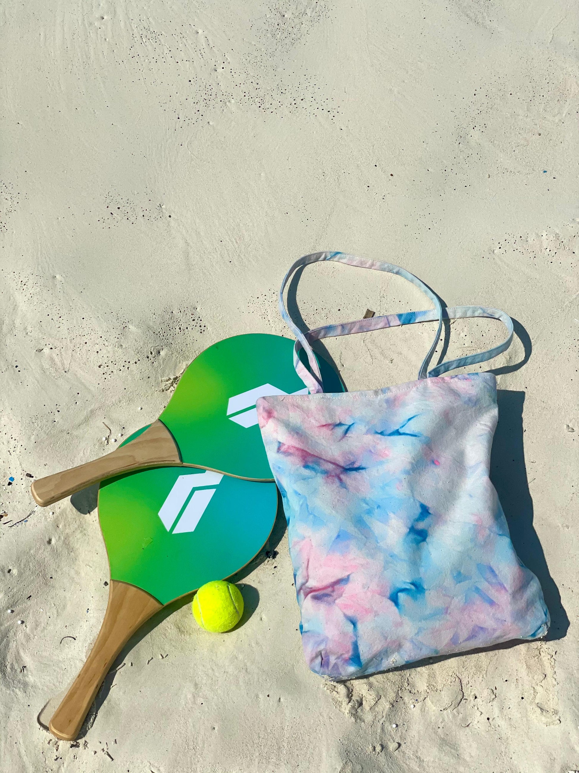 Tote Bag - Violet/Baby Blue