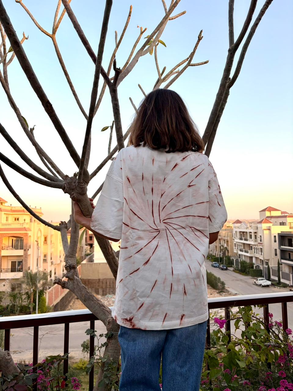 T-Shirt -White/Beige