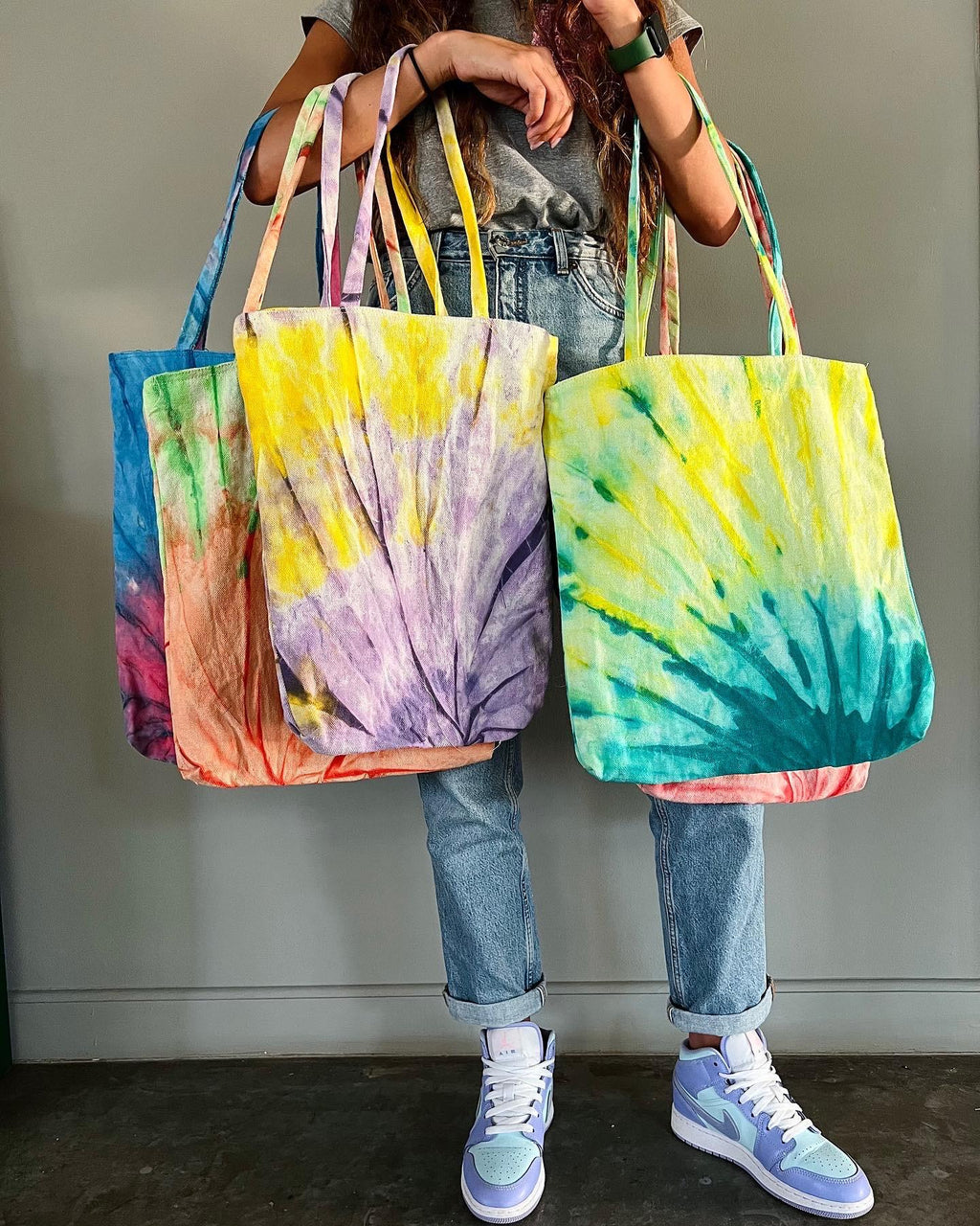 Tote Bag - Reddish/Yellow/Green