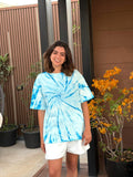 T-Shirt -Blue/White