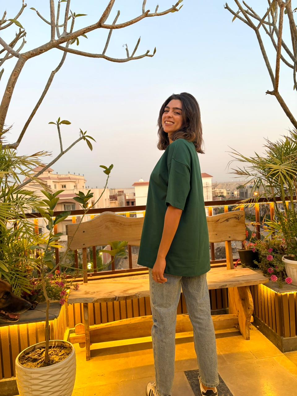 T-Shirt- Palm Green