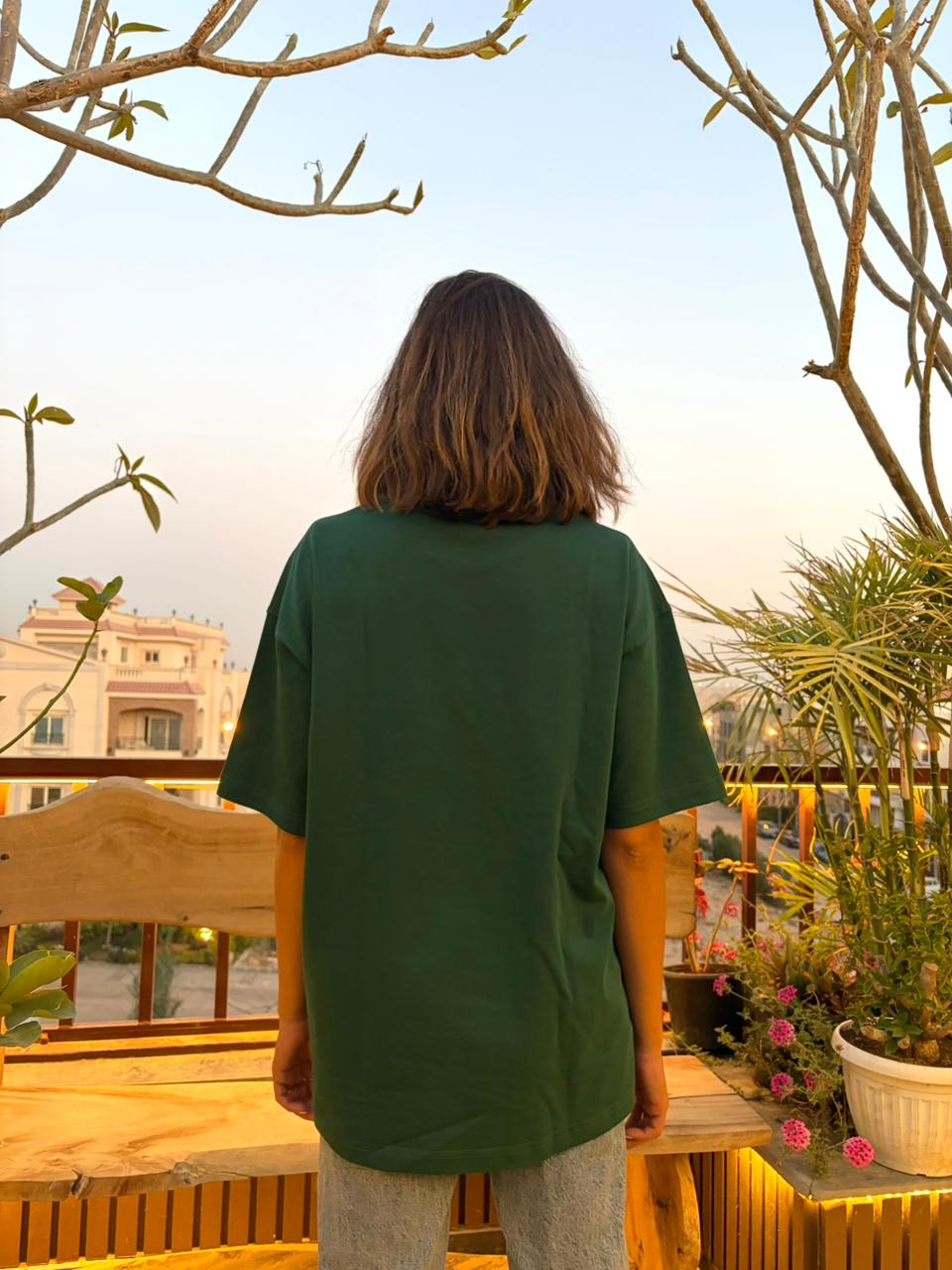 T-Shirt- Palm Green