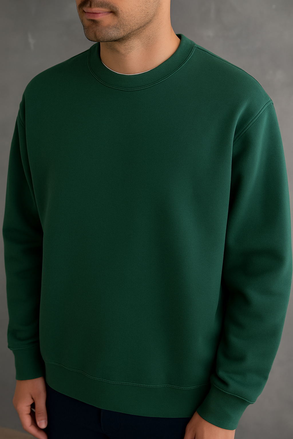 The Green sweatshirt