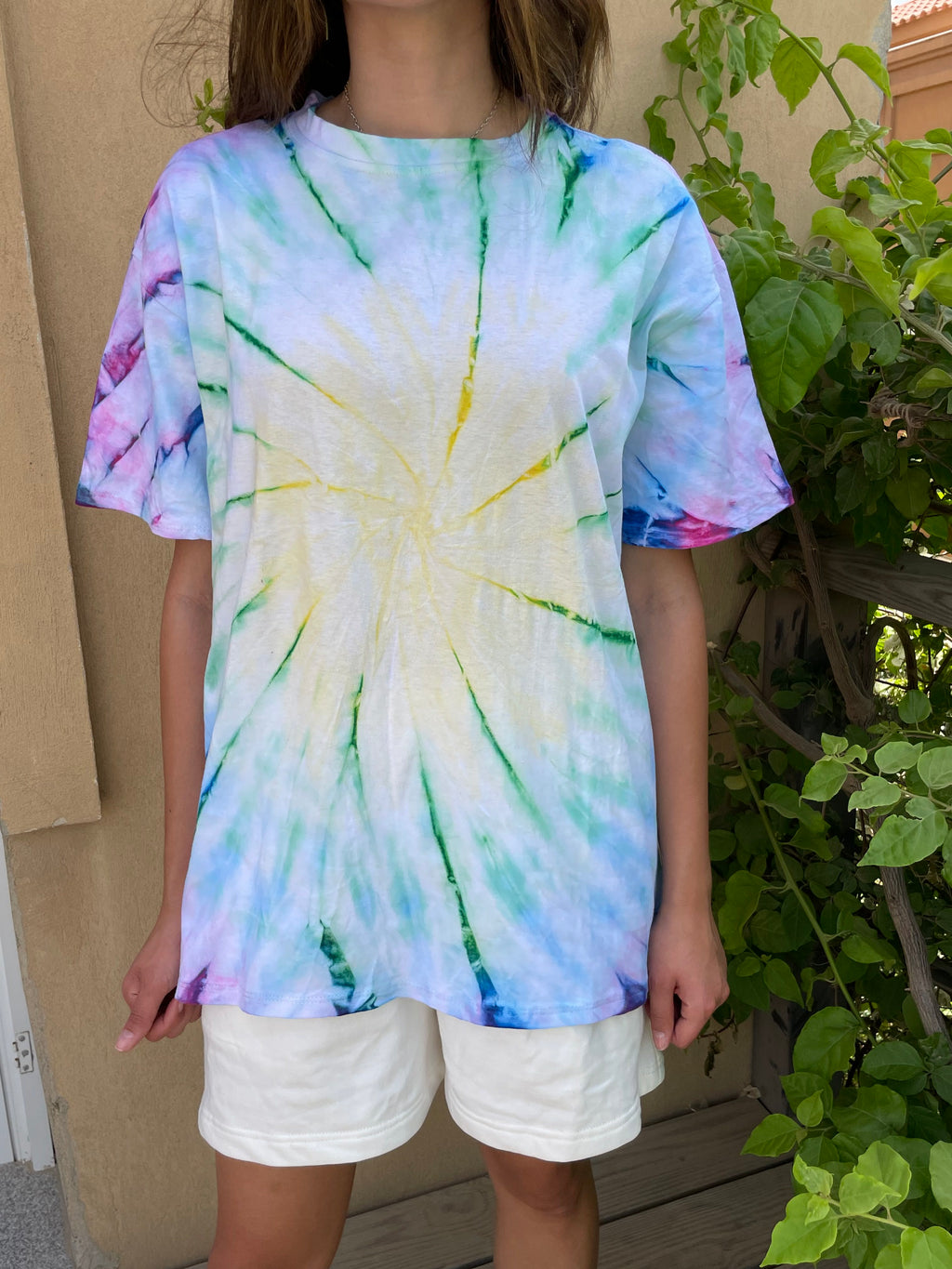 T-Shirt - Violet/Green/Yellow