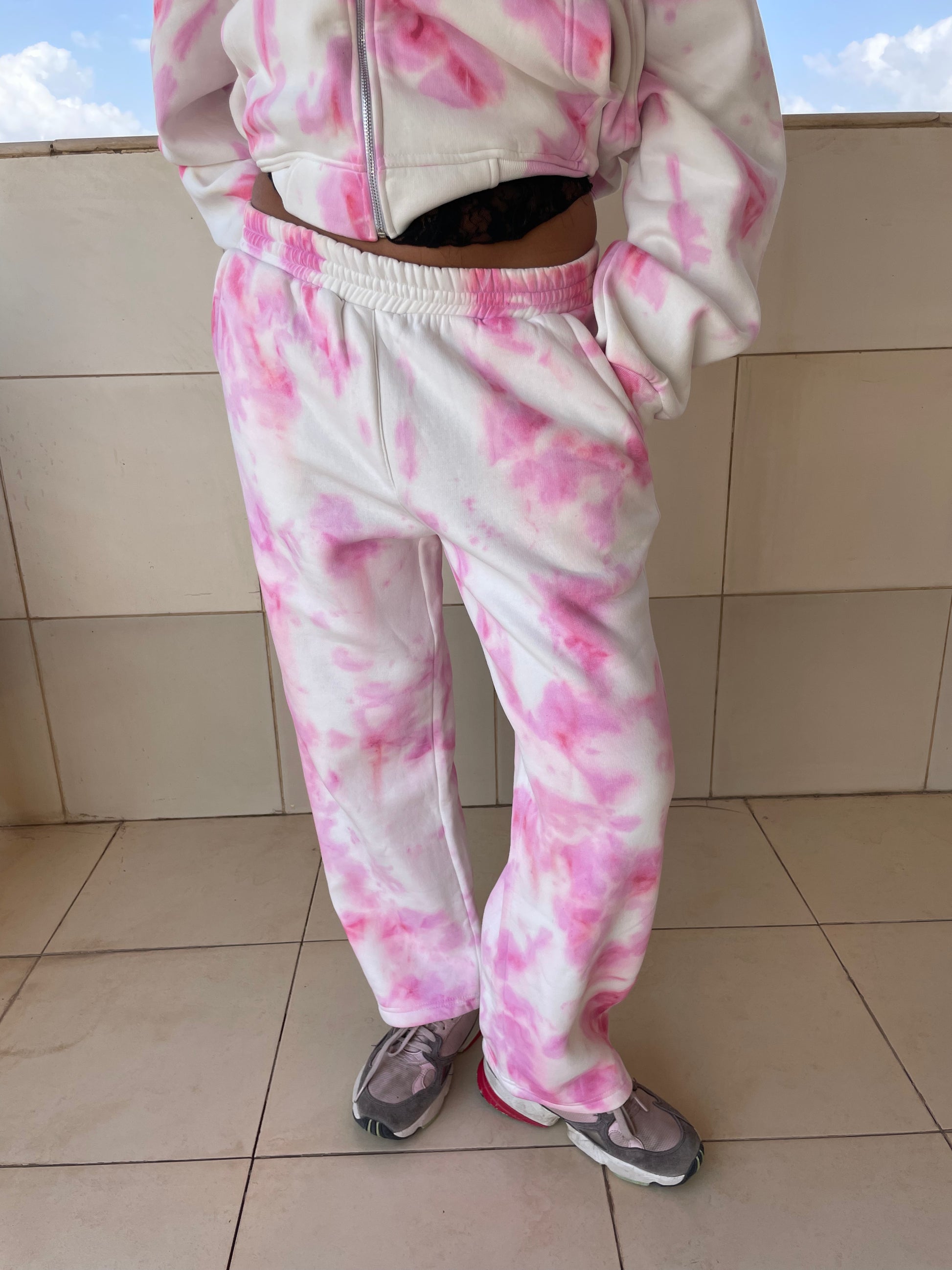 pink drift sweatpants