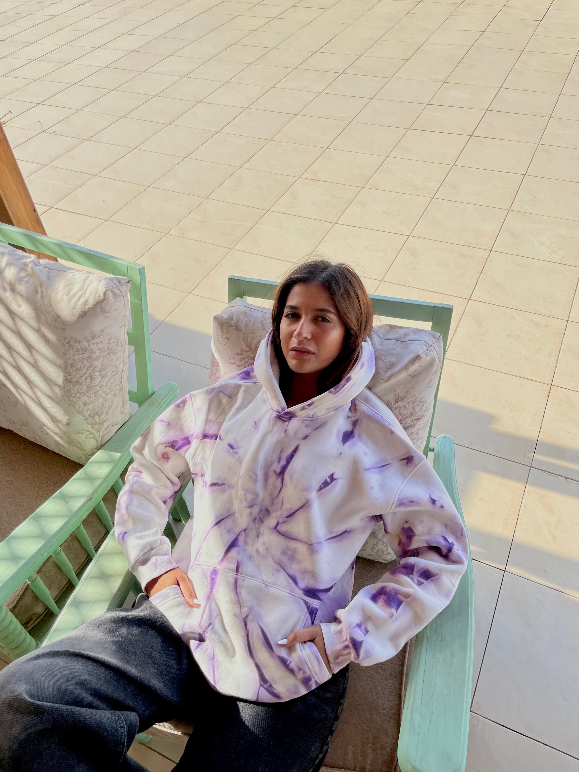 Lavender Swirl Hoodie