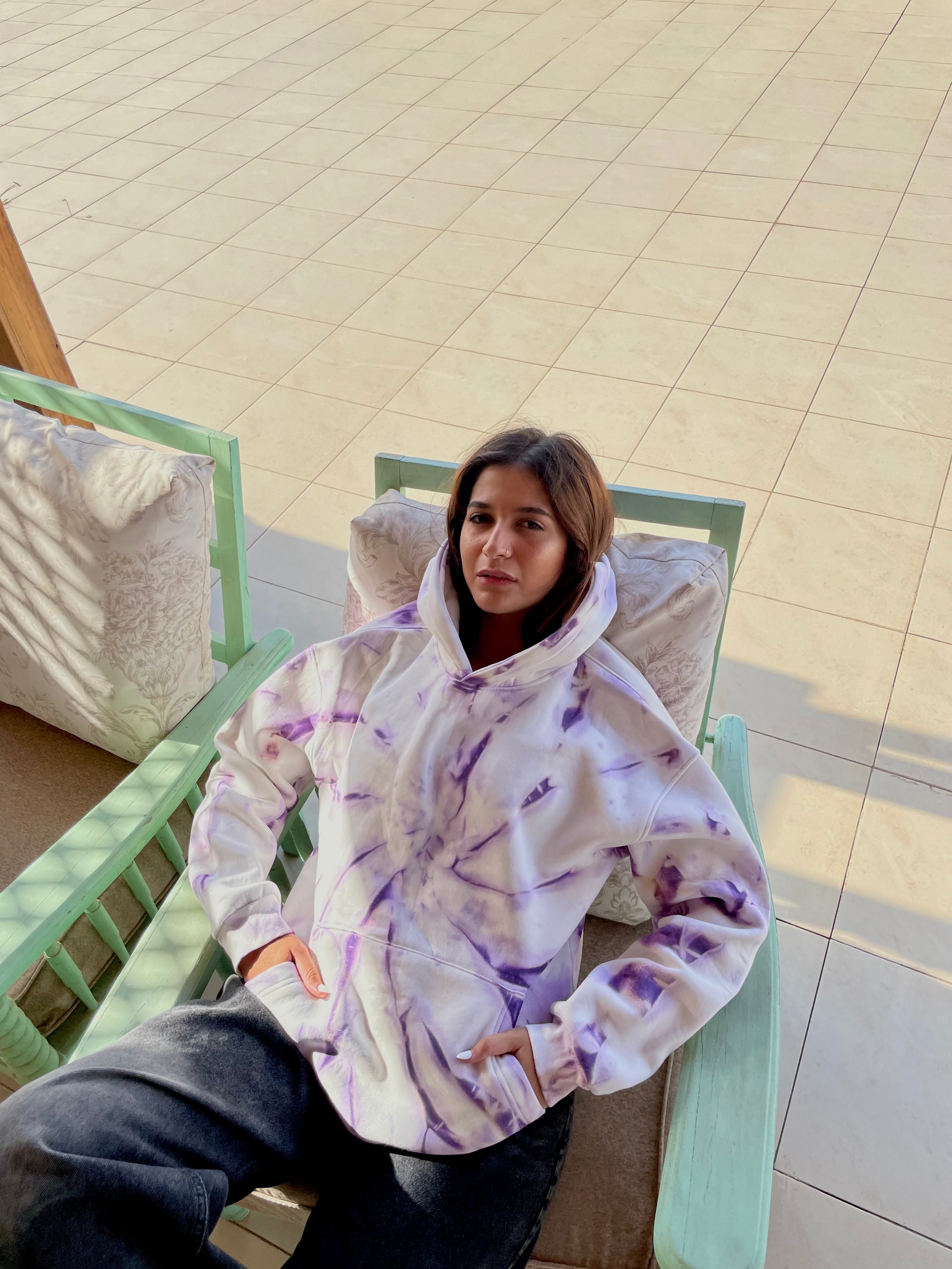 Lavender Swirl Hoodie