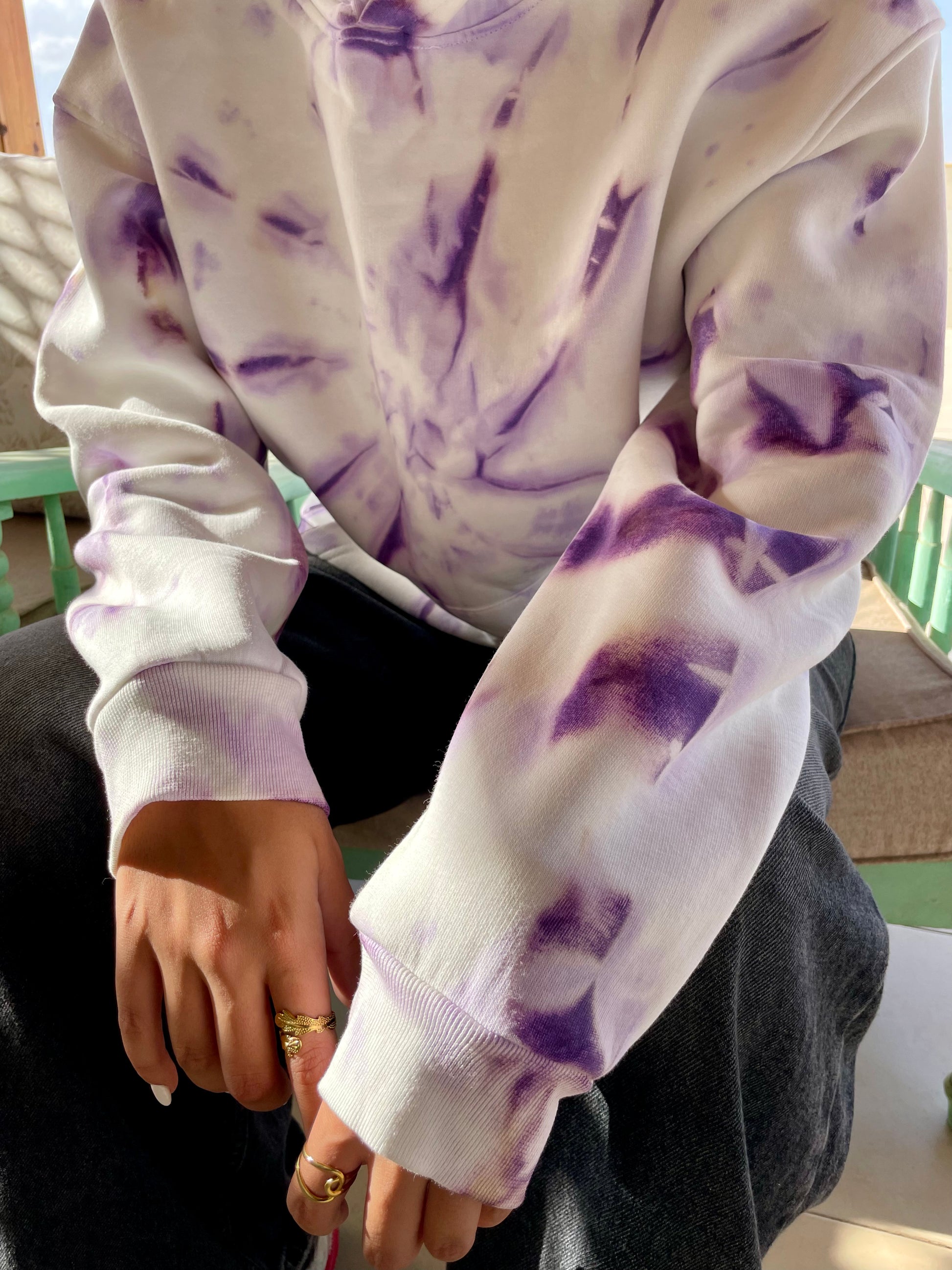 Lavender Swirl Hoodie