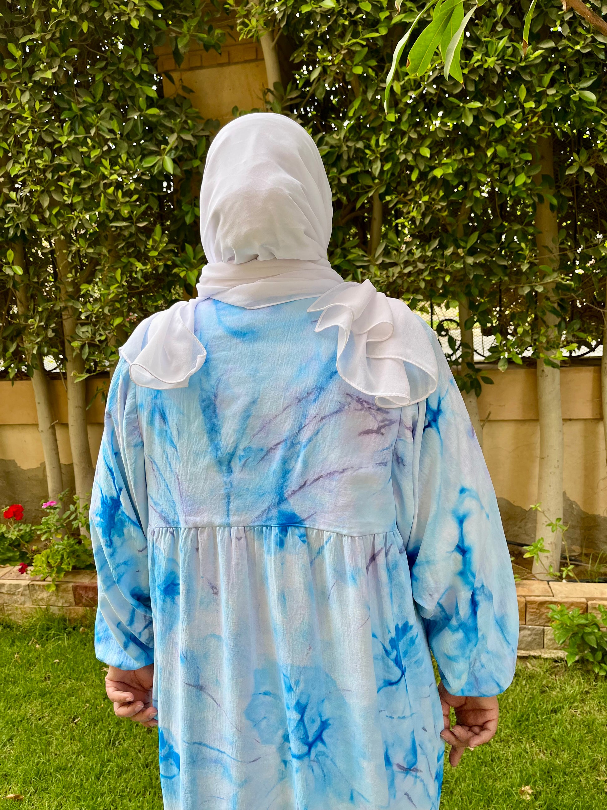 Modest Summer Dresss - Baby Blue