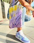 Tote Bag - Violet/Yellow