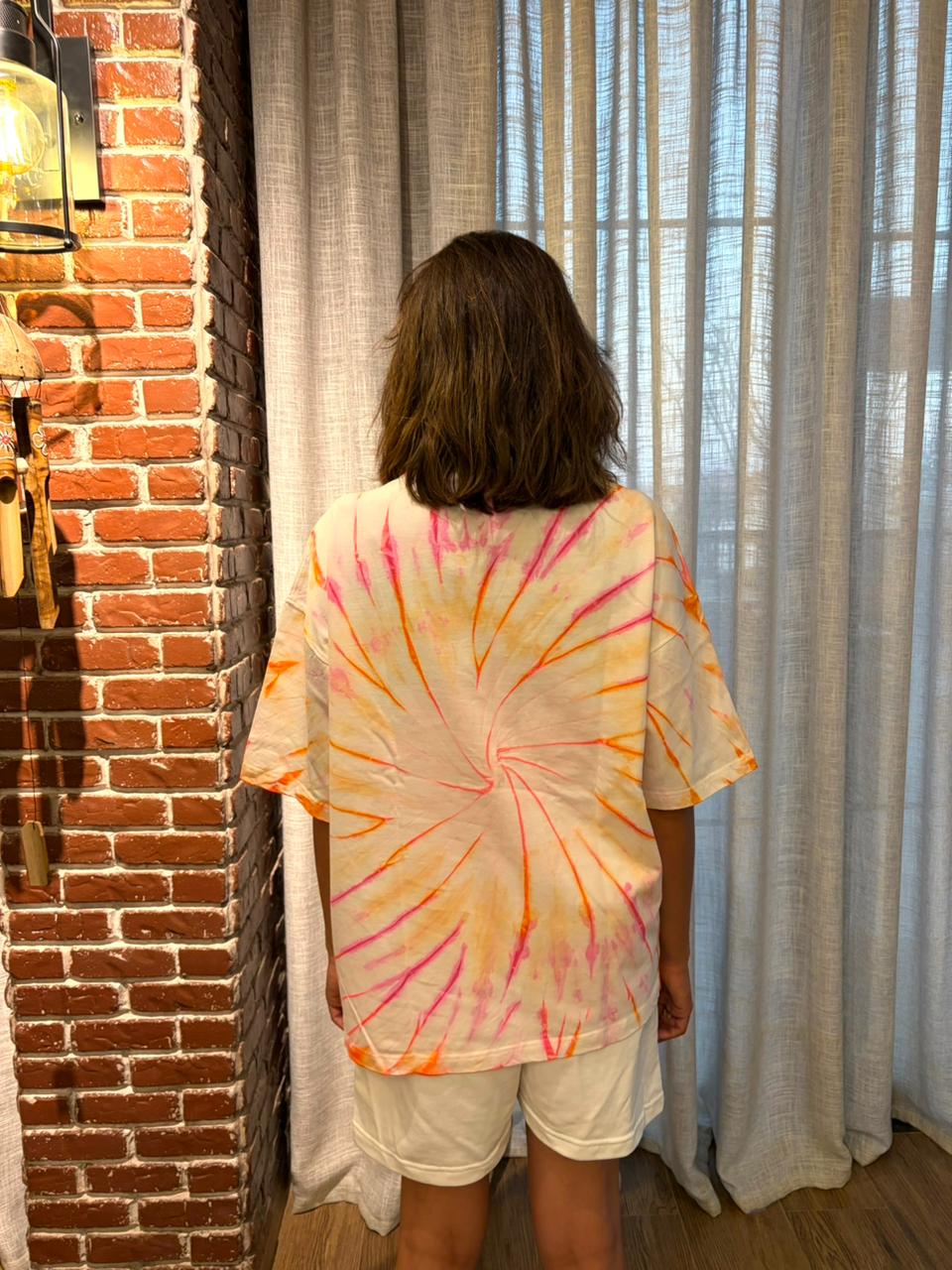 T-Shirt - Yellow/pink